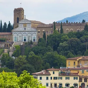 A Postcard View In A Vintage Apartment Florenz